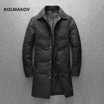 2022 nova chegada casaco de inverno 90% white duck down jackets homens,mens moda engrossar quente parkas casaco tamanho M-XXXL,4XL