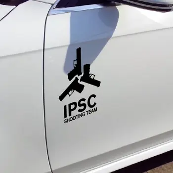 25x19cm Ipsc Arma de Vinil Adesivo para Carro Decal a Decoração do Carro