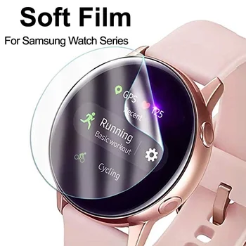 2PCS Película Para Samsung Engrenagem S3 Fronteira/S2/Esporte Smartwatch 3 42 46 mm Active2 Protetor de Tela do Galaxy Watch 46mm/42mm/Ativo 2