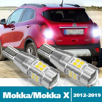 2pcs DIODO emissor de Luz Reversa Para Opel Mokka Acessórios X 2012 2013 2014 2015 2016 2017 2018 2019 Backup fazer Backup da Lâmpada