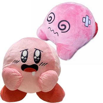 30CM de desenhos animados Kawaii Halo Tuo Tuo Kirby Babando Kirby Pelúcia Boneca Brinquedo de Pelúcia bidimensional Grande Kirby Travesseiro de Presente para Crianças