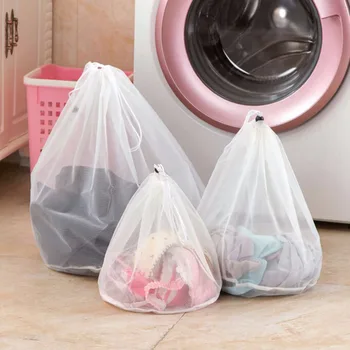 44*48CM Lavar roupa saco Cuidado com as Roupas Dobrável rede de Protecção do Filtro de Cueca Sutiã Meias Cuecas Máquina de Lavar Roupas