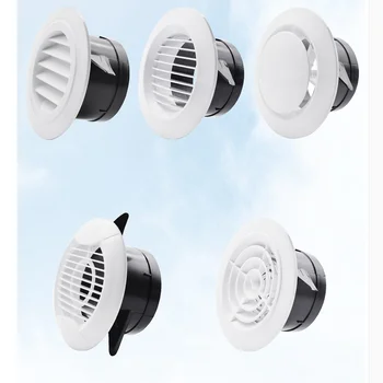 75-200mm ABS grade de ventilação Ajustável parede do furo plug exaustor grade da válvula de escape do ventilador tubo de cozinha, banheira sistema de Ventilação