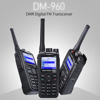 ANYSECU DMR Walkie Talkie DM-960 TDMA radioamadorismo DM960 UHF 400-480MHZ Dual Slot Vezes Compatível com o MOTOTRBO