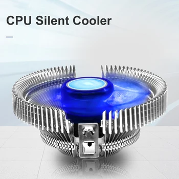 Baixo Perfil de CPU Air Cooler com Ventoinha Silenciosa de 120mm com Aletas de Alumínio para AMD AM3 AM4+ AM2 AM3+ AM2 FM1 FM2 LGA 2011 1366 115X
