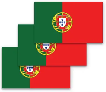 Bandeira de Portugal Adesivos Apropriado para o Carro Motos portas e janelas Computador Adesivo Caso de Carrinho de Parede pára-choques Impermeável
