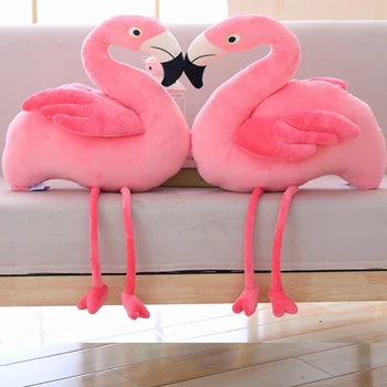 Bonito Macio Flamingo Simulação Pássaro De Pelúcia Brinquedo De Menina De Presente De Aniversário Para A Decoração Home