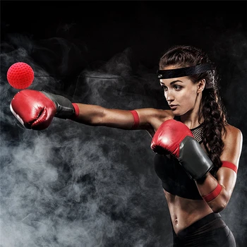Boxe Reflexo Velocidade da Bola de Soco MMA Sanda Boxer Aumento da Força de Reação de Olho da Mão de Treinamento Conjunto de Estresse Ginásio de Boxe Muay Thai Exercício
