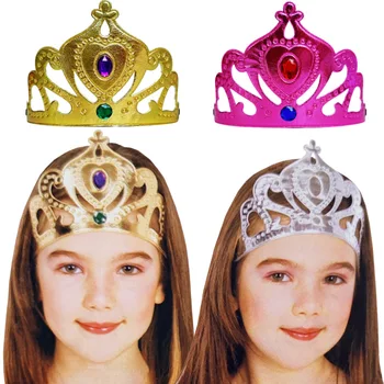 Coroa De Princesa A Rainha Cabeça A Coroa De Decoração Do Bolo De Adereços Touca De Pano De Aniversário Coroa Feliz Aniversário, Decoração Para Uma Festa Da Menina Das Crianças