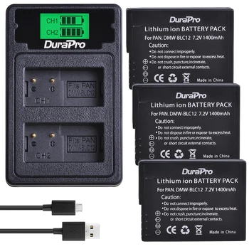 DMW-BLC12 DMW-BLC12E Bateria com Carregador para Panasonic Lumix DMC-G5 DMC-G6 DMC-G7 DMC-G85 DMC-GH2 DMC-GX8 DMC-FZ200 DMC-FZ1000