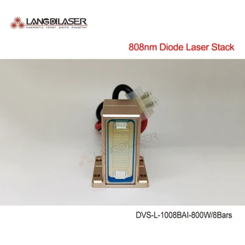 DVS-L-1008BAI Macro Canal de Cosméticos do Laser do Diodo 808nm Pilha Para a Remoção Permanente do Cabelo / Potência 800W