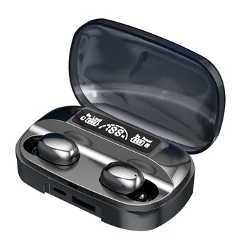 Dente-azul 5.1 Fones de ouvido Com Microfones Esporte fones de Ouvido Display de LED de Fones de ouvido sem Fio hi-fi Estéreo de Fones de ouvido Fones de ouvido
