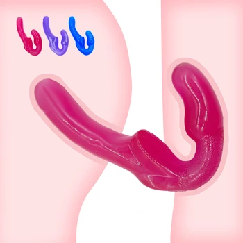 Duplo Cabeça do pênis para as Mulheres Realista Dildos Lésbicas Vaginal, Anal Plug Falso Pênis para as Mulheres, Gays Erótico Adulto Brinquedos Sexuais para o Casal