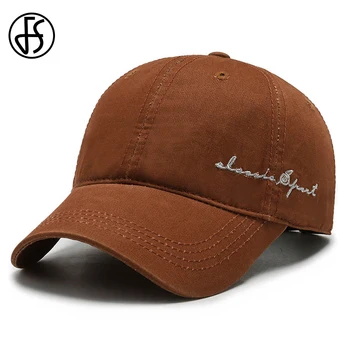 FS Carta Bordado da Marca Boné de Algodão Para Homens Mulheres Snapback Chapéus de Inverno Marrom Streetwear Trucker Hat Osso Masculino