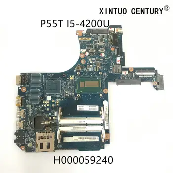 H000059240 para Toshiba Satellite P55T P55T-A5116 laptop placa-mãe 69N0C3M6D03-01 placa-mãe com i5 4200U DDR3 teste de 100% trabalho