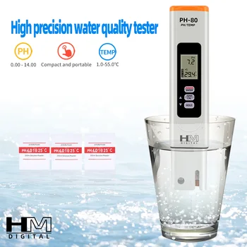 HM de PH Digital-80 pH /Temp HydroTester com Um toque digital automático de calibração e Datahold 30%de desconto