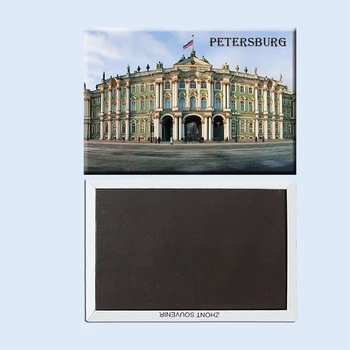 Hermitage de são Petersburgo vista frontal do museu 22919 Magia ímãs de geladeira Phots ímãs