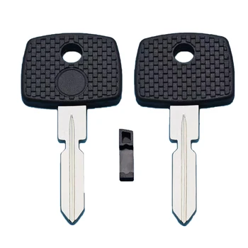Keychannel de Alta Qualidade 2pcs Chave do Carro Tansponder Shell Chip de Caso Para o Benz sem Chave de Substituição Com HU39 Chave