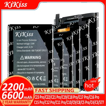 KiKiss Bateria Para Oukitel C23 Pro/C22/C21 Pro/C19/C18 Pro/C17 Pro/C16 Pro/C15 Pro/C12 Pro/C11 Pro/C10/C9/C8 C5 Pro/C4/C3/S77