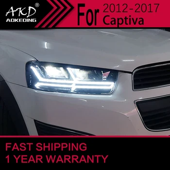 Luzes do carro para Chevrolet Captiva LED 2011-2018 Farol Captiva Lâmpada da Cabeça de Drl Lente do Projector e Acessórios Automotivos