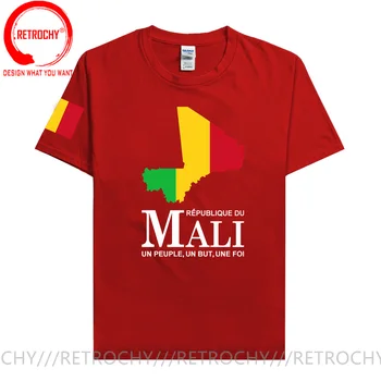 Mali da equipe nacional de Bamako mens t-shirt da moda 2022 manga Curta T-shirt dos homens casual, roupa de desporto t-shirt de algodão do país Tee