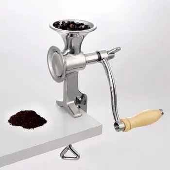 Manual de grãos de Café, Moedor Moinho com Clip de Fixação Manivela Portátil Viagem Acampamento Ajustável Multifunction da Máquina de Moagem