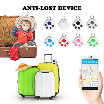 Mini sem Fio Bluetooth Smart Tag do Perseguidor de GPS Anti-Chave Perdida Pet Finder Localizador de Duas Maneira de Alarme Selfie Para Crianças Carro Carteira de Animais de estimação