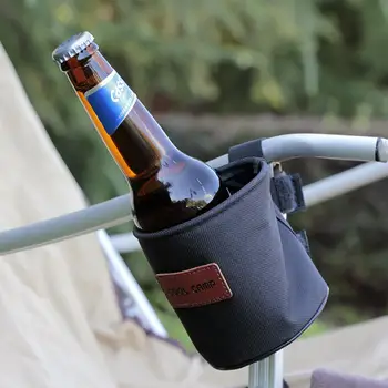 Moutain Bike Água Cup Organizador Bebida Garrafa De Água De Montagem De Stand Cadeira Do Lado Do Saco De Armazenamento Para O Exterior De Ciclismo Acampamento