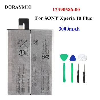 Original-Bateria de Substituição Para SONY Xperia 10 Mais 12390586-00 Telefone Pilhas de 3000mAh Bateria