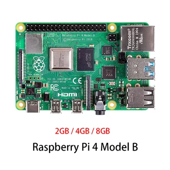 Original Raspberry Pi Modelo de 4 a e B 2GB 4GB 8GB de RAM 64 bits QuadCore De 1,5 GHz wi-Fi Embutido BLE 4B Speeder Que o Raspberry Pi 3B+