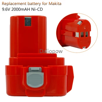 PA09 9.6 V 2000mAh Ni CD Substituição da Bateria para Makita 9120 9122 6207D 6261D 192595-8 192596-6 Screwdrive Bateria