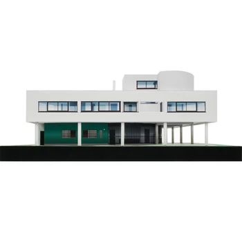 Papel ofício Modelo a Villa Savoye de Le Corbusier 3D de Construção de DIY Educação Brinquedos Trajes Adultos feitos a mão Jogo de Quebra-cabeça