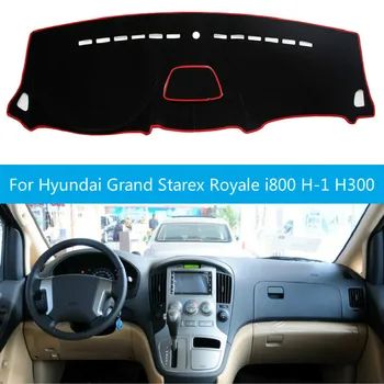 Para Hyundai Grand Starex Royale i800 H-1 H300 07~19 Tampa do Painel de controle Sombra de Sol Traço Tapete Pad Tapete Adesivos Acessórios de decoração