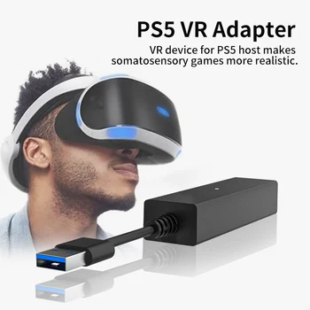 Para PS5 VR Adaptador de Cabo USB3.0 Console Mini Conector De Câmera Jogar Peças De Conversor Para PlayStation 5 Acessórios