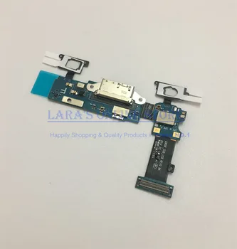 Para Samsung Galaxy S5 SM-G900F / H/V/M/D Porta USB da Placa-Filha com Teclado sensível ao Toque de Carregamento de Porta Flex Cabo + Microfone