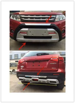 Para Suzuki vitara 2016-2018 ABS Plásticos de Engenharia dianteiro e traseiro pára-choques proteção anti-arranhão acessórios do carro