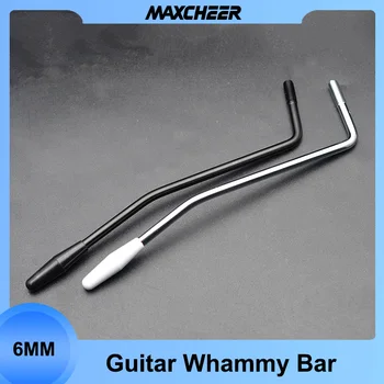 Profissional de 6mm de Guitarra Único Tremolo Arm Whammy Bar para Guitarra Eléctrica Preto Branco para a Escolha de Acessórios para Guitarra