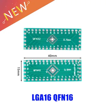 QFN32 QFN40 de Transferência de Placa Placa do PWB do Painel SMD para DIP40 DIP32 MERGULHO Pin IC Teste de Chapa de 0,5 mm de 2,54 mm passo do Conversor Meia