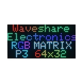 RGB Full-Color LED Matriz de Painel para o Raspberry Pi, com 3mm de Campo 64×32 Pixels, Brilho Ajustável RGB-Matriz-P3-64x32