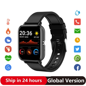 Smart Watch Homens IP68 Waterproof Mulheres Smartwatch para Android Ios Fitness Pulseira de Pressão Arterial a Monitorização da frequência Cardíaca de Esportes