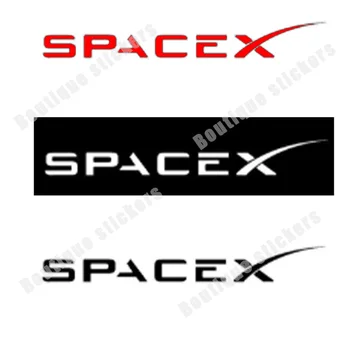 Spacex Logotipo Vinil Adesivo Decalque Janela Do Carro Do Portátil Caminhão Do Corpo Janela Do Carro Decoração De Corrida De Moto Capacete De Guitarra, Piano