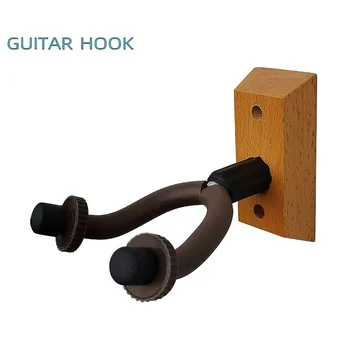 Violão de madeira do gancho da Parede violão de madeira do gancho Folk guitarra baixo Ukulele de madeira do gancho