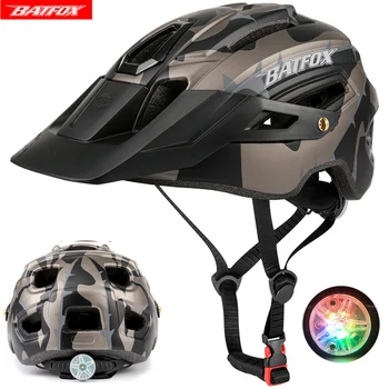 casco batfox capacete de bicicleta para homens Integralmente moldado capacete ciclismo Mountain bike capacete Esportes ao ar livre mtb Bicicleta Capacete