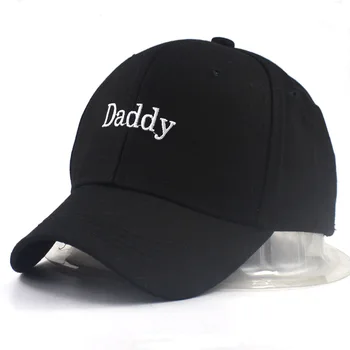 novo papai chapéu bordado da letra de moda de algodão boné de beisebol negro de hip-hop snapback chapéus novos homens mulheres curva sol caps