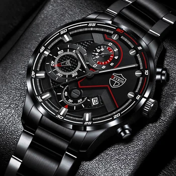 reloj hombre de 2022, a Marca de Luxo Homens Relógios de Moda Mens de Negócios de Aço Inoxidável do Relógio de Quartzo Luminoso do Relógio relógio masculino